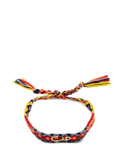 Bil Arabi Hobb 18k Yellow-gold Bracelet In Red