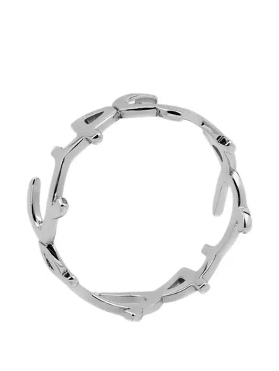 Bil Arabi Hobb Sculpted Ring In Silver