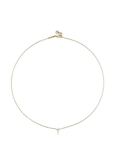 Bil Arabi Oula Letter Necklace In Gold