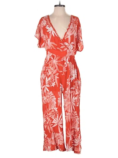 Pre-owned Bila Jumpsuit In Red