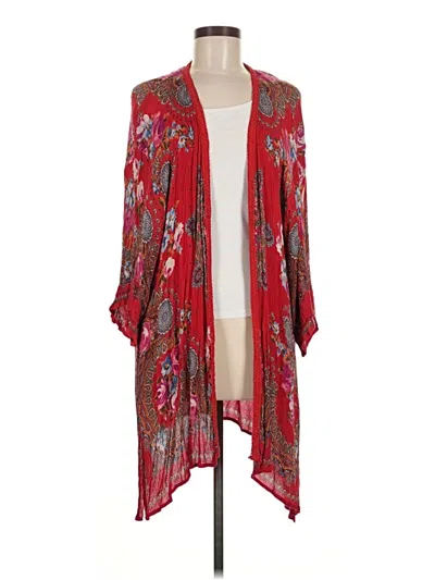 Pre-owned Bila Kimono In Red