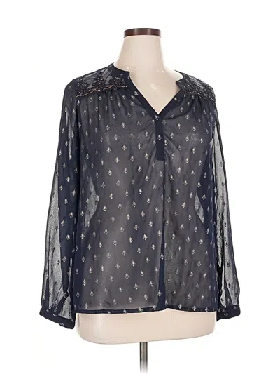 Pre-owned Bila Long Sleeve Polo Shirt In Gray