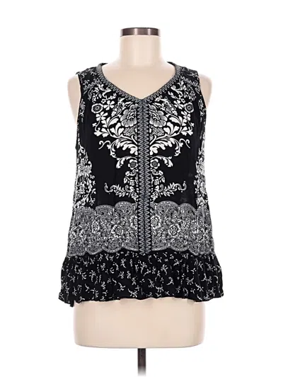 Pre-owned Bila Sleeveless Blouse In Black
