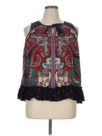 Pre-owned Bila Sleeveless Blouse In Blue