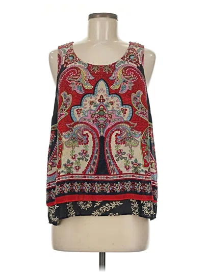 Pre-owned Bila Sleeveless Blouse In Red