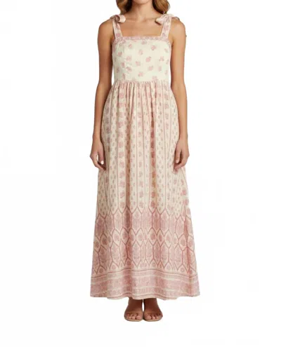 Bila77 Abundant Life Maxi Dress In Pink Pearl In Multi
