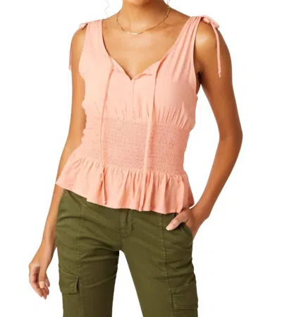 Bila77 Avion Top In Pink Clay In Multi