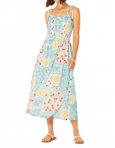 Bila77 Fairfax Cherry Pie Dress In Md Antique White In Multi