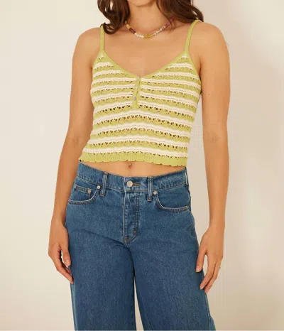 Bila77 Hailey Top In Pistachio Cream In Multi