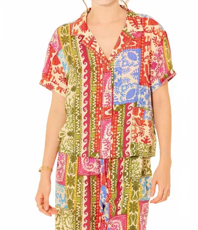 Bila77 Havana Shirt In Sea Pearl In Multi