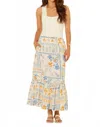 Bila77 Keystone Maxi Skirt In Rivera In Multi