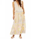Bila77 Landa Maxi Skirt In Multicolor In Neutral