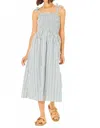 Bila77 Lindsay Midi Dress In Blue Jasper In Multi