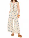 Bila77 Valerie Sea Pant In Gardenia In Multi