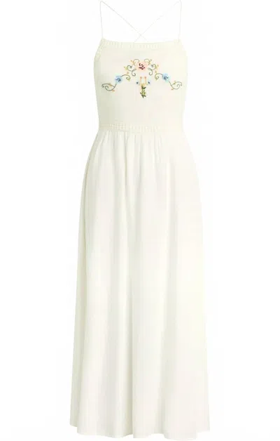 Bila77 Women's Vine Valley Dress In White