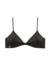Biliblond Bikini Top Jordan In Black Lurex