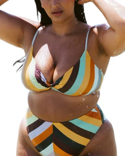 Biliblond Bikini Top Jordan In Colorful Lurex