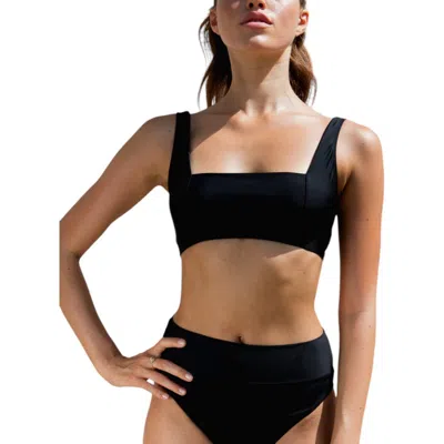 Biliblond Bikini Top Ronch In Black