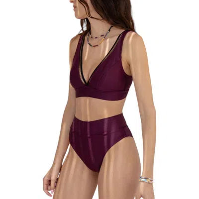 Biliblond Bikini Top Vivi In Purple Plum