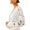 Biliblond Embroider Kaftan In White