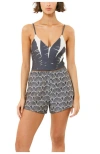 Biliblond Onepiece Overall Arava In Gray