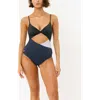 Biliblond Onepiece Zodiak Blue Lurex In Blue