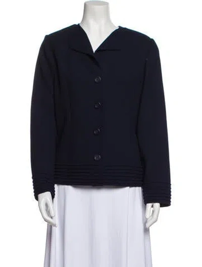 Pre-owned Bill Blass 2000's Evening Jacket In Blue