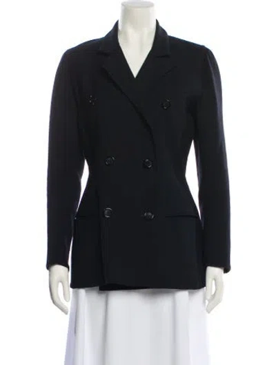 Pre-owned Bill Blass Blazer In Black