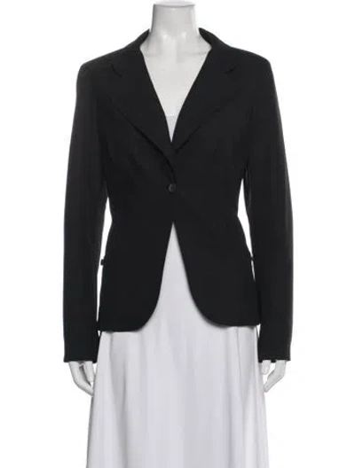 Pre-owned Bill Blass Blazer In Gray