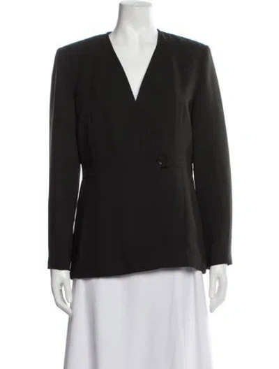 Pre-owned Bill Blass Blazer In Green