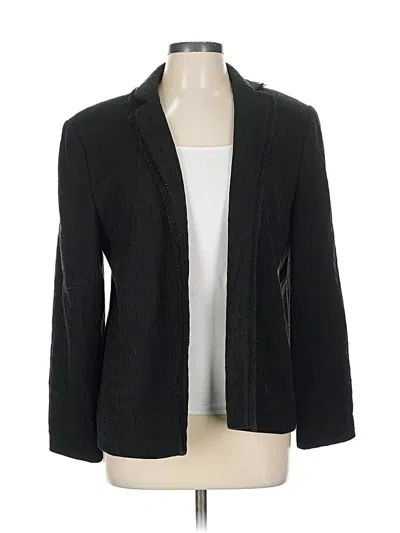 Pre-owned Bill Blass Blazer Jacket In Black
