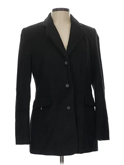 Pre-owned Bill Blass Blazer Jacket In Black