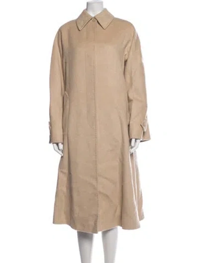 Pre-owned Bill Blass Camel Hair Coat In Neutrals