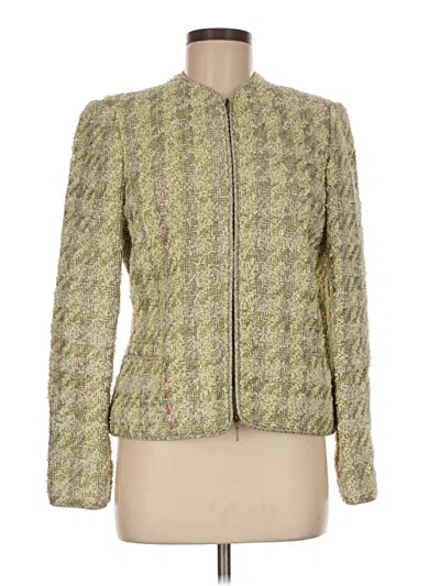 Pre-owned Bill Blass Cardigan Sweater In Green