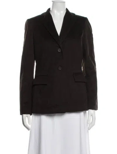 Pre-owned Bill Blass Cashmere Blazer In Brown