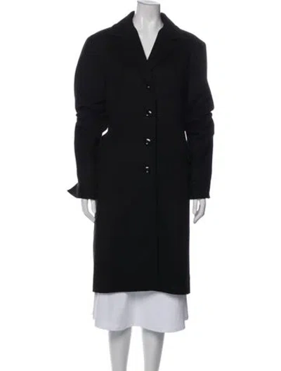 Pre-owned Bill Blass Cashmere Coat In Black