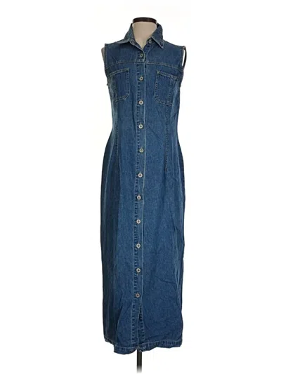 Pre-owned Bill Blass Casual Dress In Blue