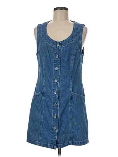 Pre-owned Bill Blass Casual Dress In Blue