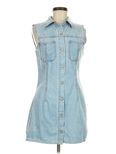 Pre-owned Bill Blass Casual Dress In Blue