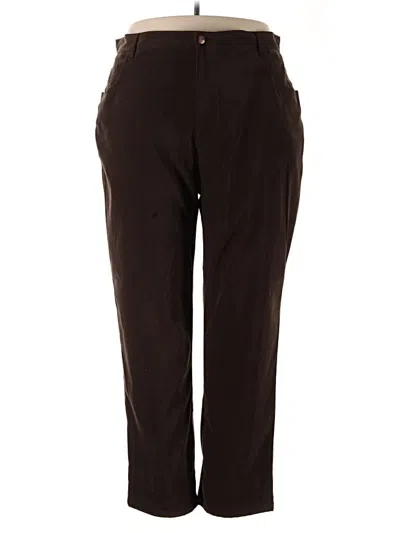 Pre-owned Bill Blass Casual Pants In Brown