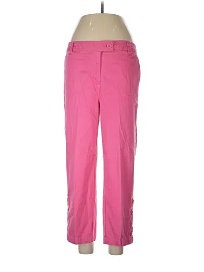 Pre-owned Bill Blass Casual Pants In Pink