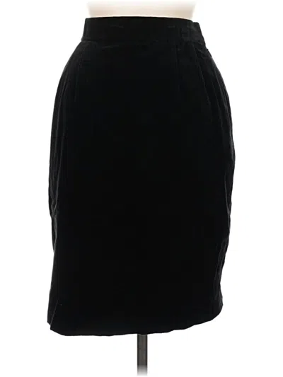 Pre-owned Bill Blass Casual Skirt In Black