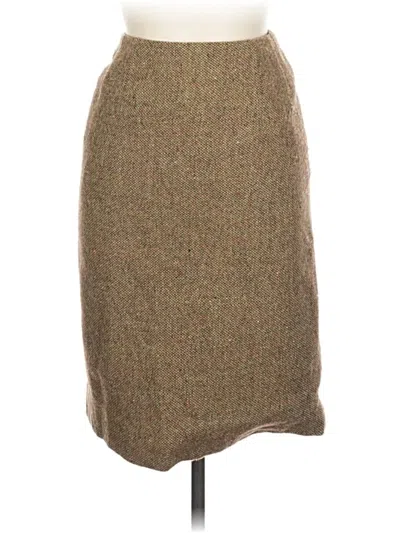 Pre-owned Bill Blass Casual Skirt In Brown