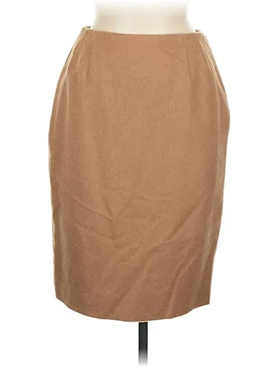 Pre-owned Bill Blass Casual Skirt In Brown
