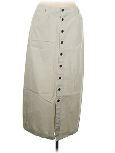 Pre-owned Bill Blass Casual Skirt In Tan
