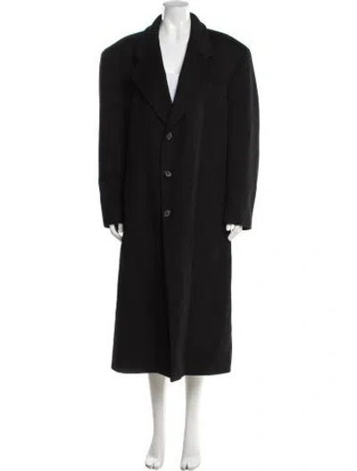 Pre-owned Bill Blass Coat In Black