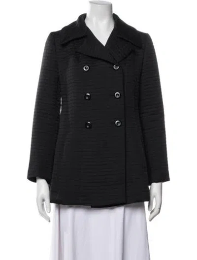 Pre-owned Bill Blass Coat In Black