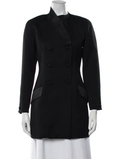 Pre-owned Bill Blass Coat In Blue