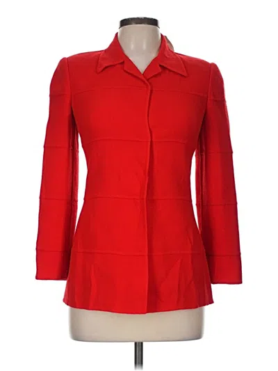 Pre-owned Bill Blass Coat In Red