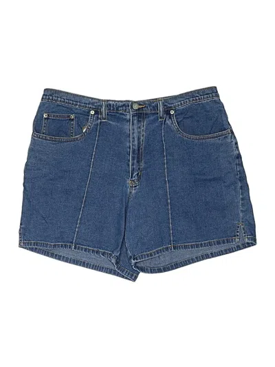 Pre-owned Bill Blass Denim Shorts In Blue
